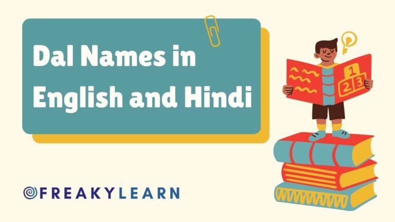 8 Dal Names in English and Hindi