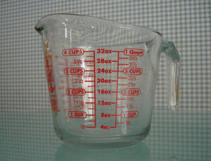 Measuring cup: LIQUID