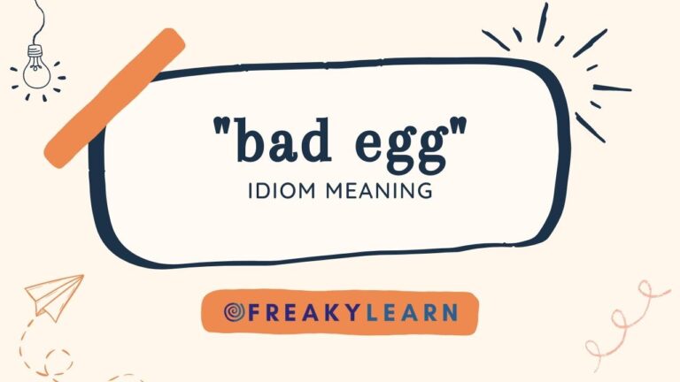 Bad Egg: Meaning in Hindi & English