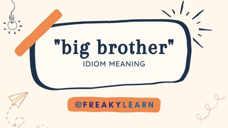 Big Brother: Meaning in Hindi & English