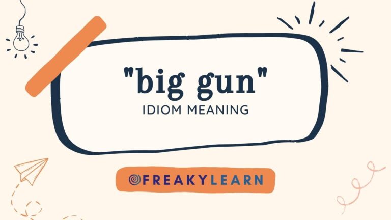 Big Gun: Meaning in Hindi & English