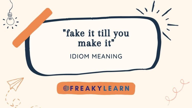 Fake It Till You Make It: Meaning in Hindi & English