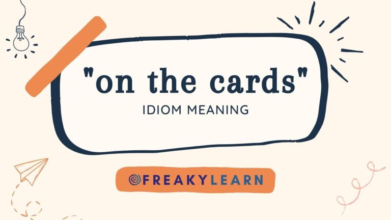 On The Cards: Meaning in Hindi & English