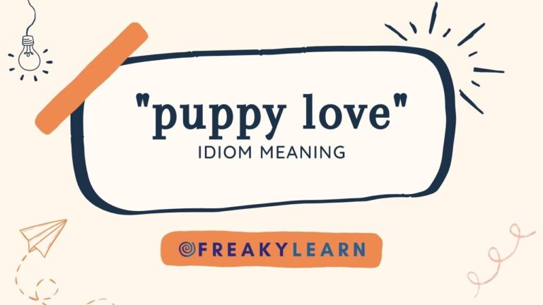 Puppy Love: Meaning in Hindi & English