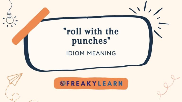 Roll With The Punches: Meaning in Hindi & English