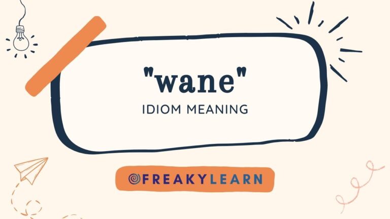 Wane: Meaning in Hindi & English