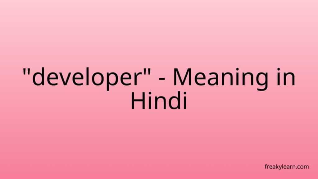 developer-meaning-in-hindi-freakylearn