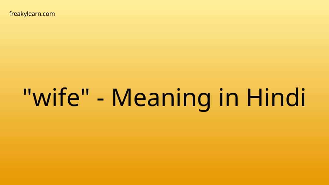 my-wife-meaning-in-hindi-my-wife-ka-matlab-kya-hota-hai-english-to